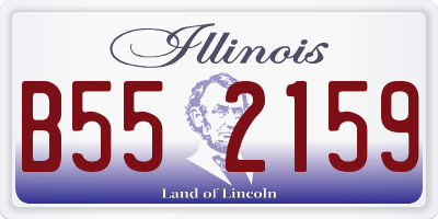 IL license plate B552159