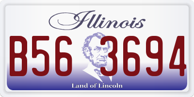 IL license plate B563694