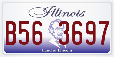 IL license plate B563697