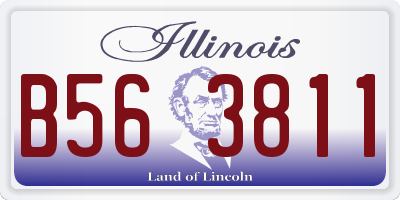 IL license plate B563811