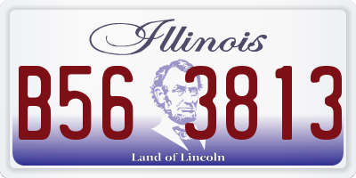IL license plate B563813