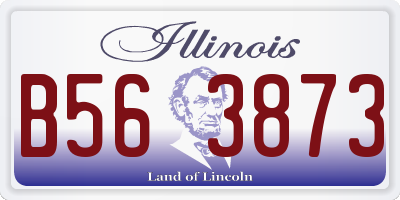 IL license plate B563873