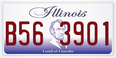 IL license plate B563901