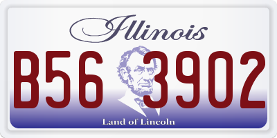 IL license plate B563902