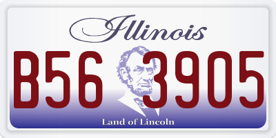IL license plate B563905