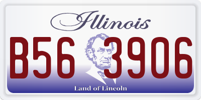 IL license plate B563906