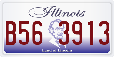 IL license plate B563913