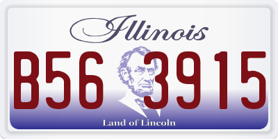 IL license plate B563915