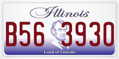 IL license plate B563930