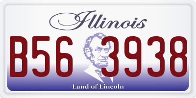IL license plate B563938