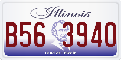 IL license plate B563940