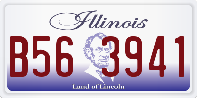IL license plate B563941