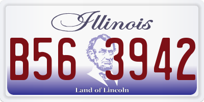 IL license plate B563942