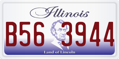 IL license plate B563944