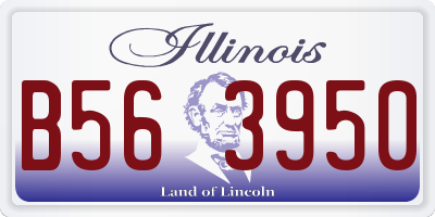 IL license plate B563950