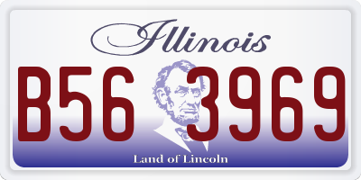 IL license plate B563969