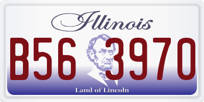 IL license plate B563970