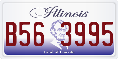 IL license plate B563995