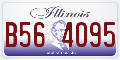 IL license plate B564095