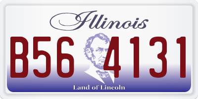 IL license plate B564131