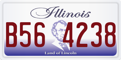 IL license plate B564238