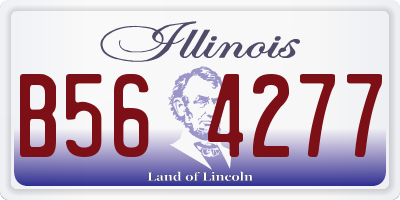 IL license plate B564277