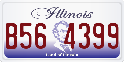 IL license plate B564399
