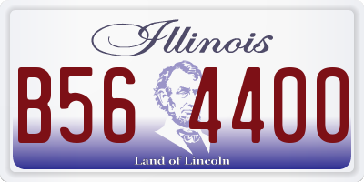 IL license plate B564400