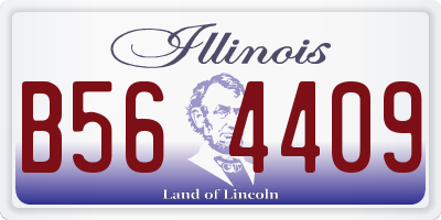 IL license plate B564409