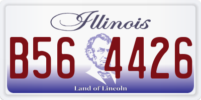 IL license plate B564426