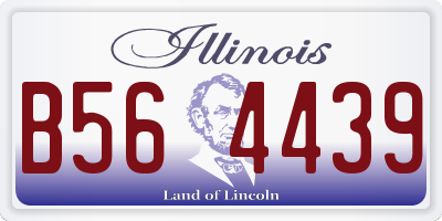 IL license plate B564439
