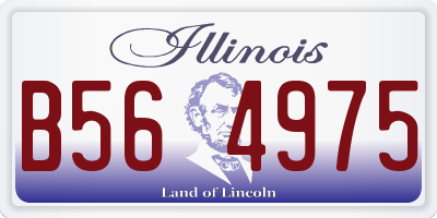 IL license plate B564975