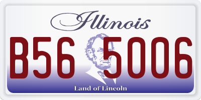 IL license plate B565006