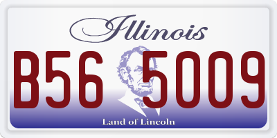 IL license plate B565009