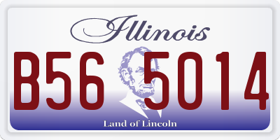 IL license plate B565014