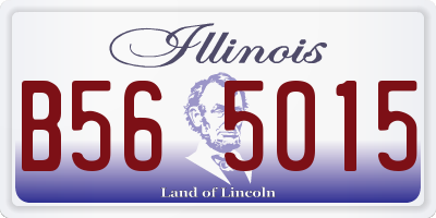 IL license plate B565015
