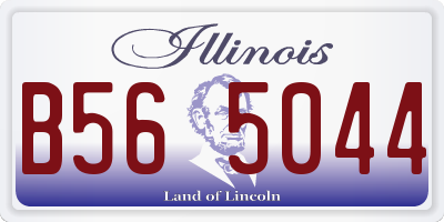 IL license plate B565044