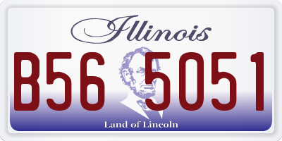 IL license plate B565051