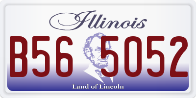 IL license plate B565052
