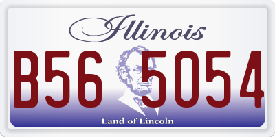 IL license plate B565054