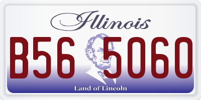 IL license plate B565060