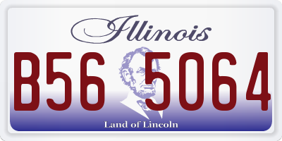 IL license plate B565064
