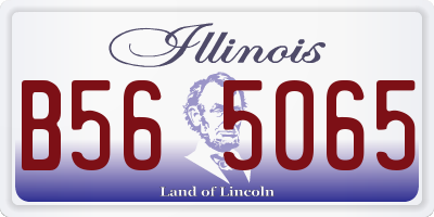 IL license plate B565065