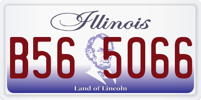 IL license plate B565066