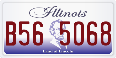 IL license plate B565068