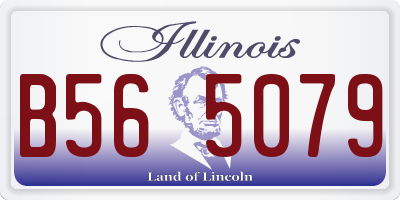 IL license plate B565079