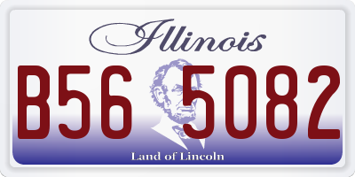 IL license plate B565082