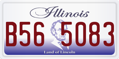 IL license plate B565083