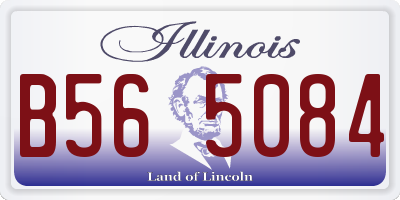 IL license plate B565084