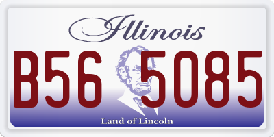 IL license plate B565085